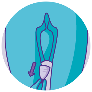 access to clean water before removal of the menstrual cup or insertion after removal