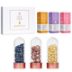 luxury skincare gift set with serum capsules