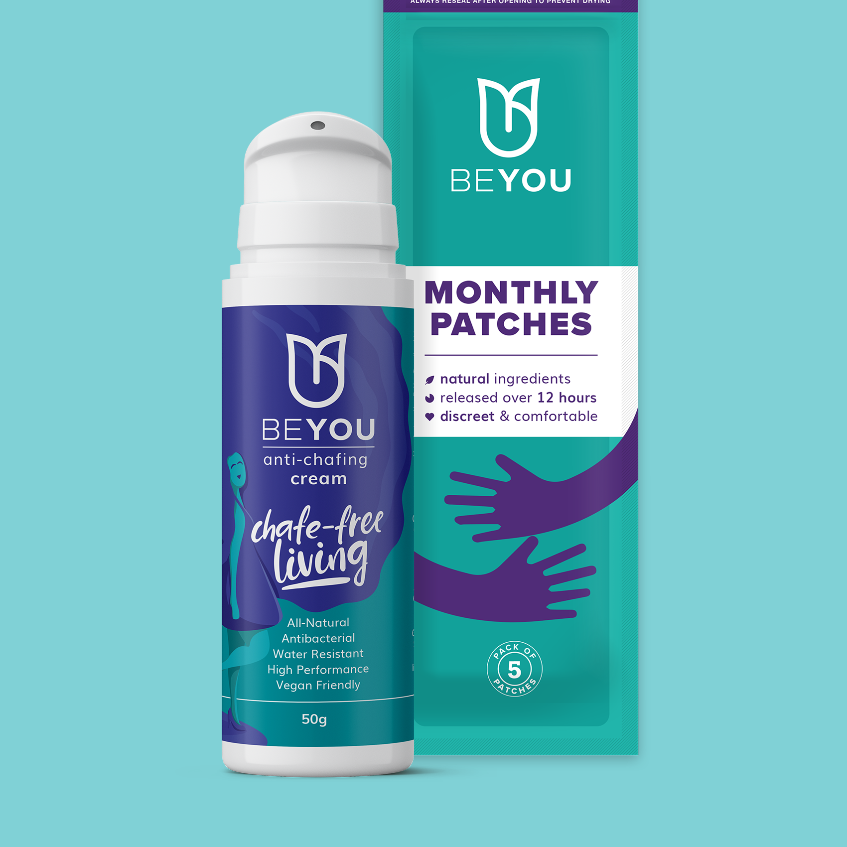 Chafing Cream and Patch Bundle – BeYou