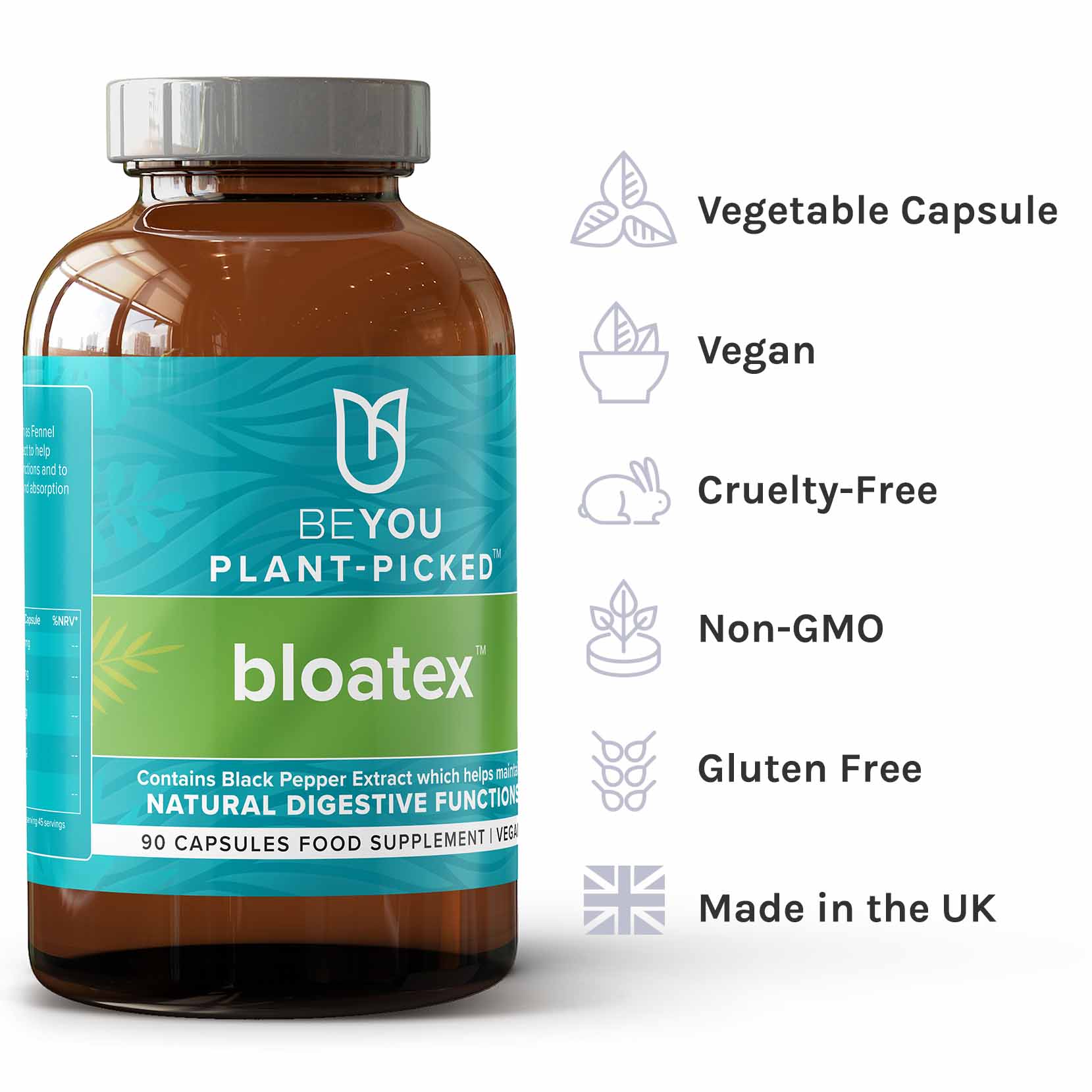 BeYou Plant-Picked Vitamins - Bloatex